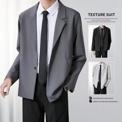 Men's Slim-Fit Fashionable Casual Suit Jacket