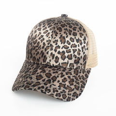 Ladies Fashion Leopard Print Baseball Hat