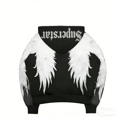 Fashion Casual Printed Polyester Sweater