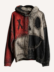 Fashion Casual Printed Polyester Sweater