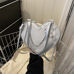 Korean-style Cute Niche Heart-shaped Shoulder Crossbody Bag