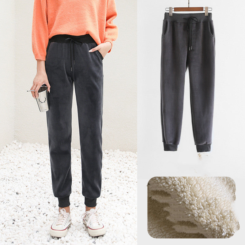Super Soft Thickened Sweater Plush Sweatpants