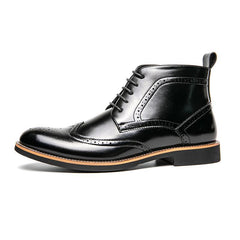 Rubber Brown Winter Boots Man