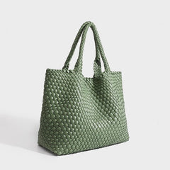 Hochwertige, handgewebte, stilvolle Schultertasche mit großem Fassungsvermögen