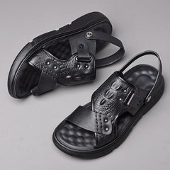 Summer Beach Non-Slip Breathable Thick Soft-Soled Durable Dual-Use Mens Sandals