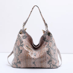 Women's Genuine Leather Large-Capacity Shoulder Handbag