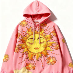 Fashion Casual Printed Polyester Sweater