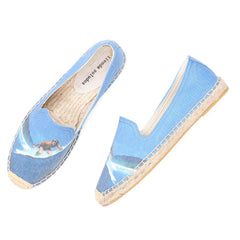 Low-cut Canvas Casual Single Shoes Women Printed Fashion Lazy