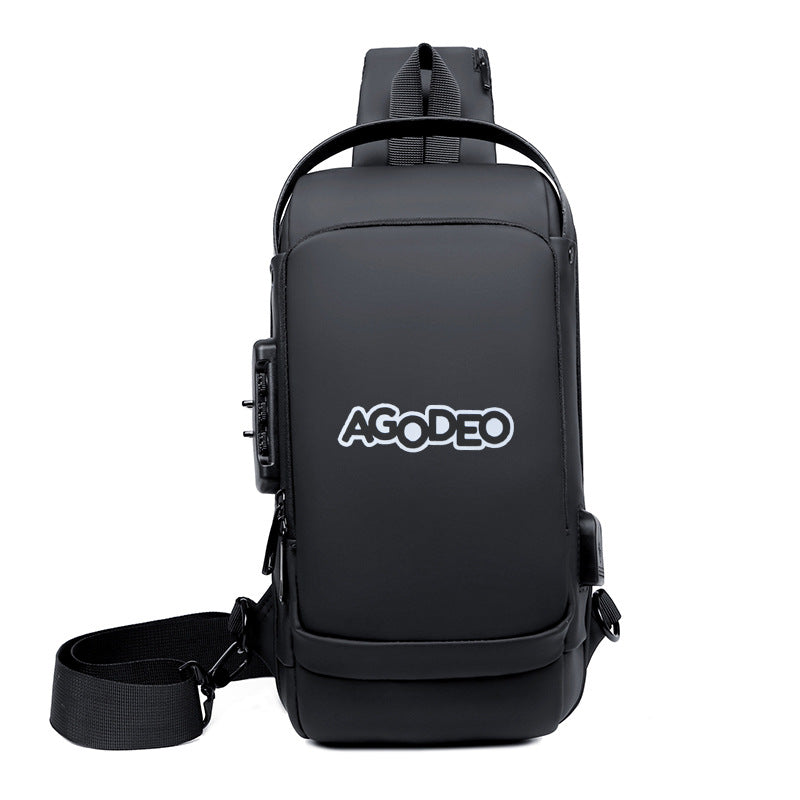 Korean-style Simple Lightweight Trendy Crossbody Bag For Men