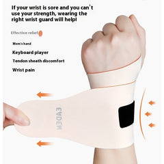 Fitness Sports Strain Special Wristband Wrist Band Sprain Tendon Sheath Sleeve Female