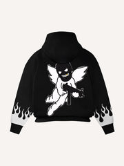 Fashion Casual Printed Polyester Sweater