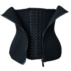 Women's Fashion Neoprene Zipper Breasted Corset