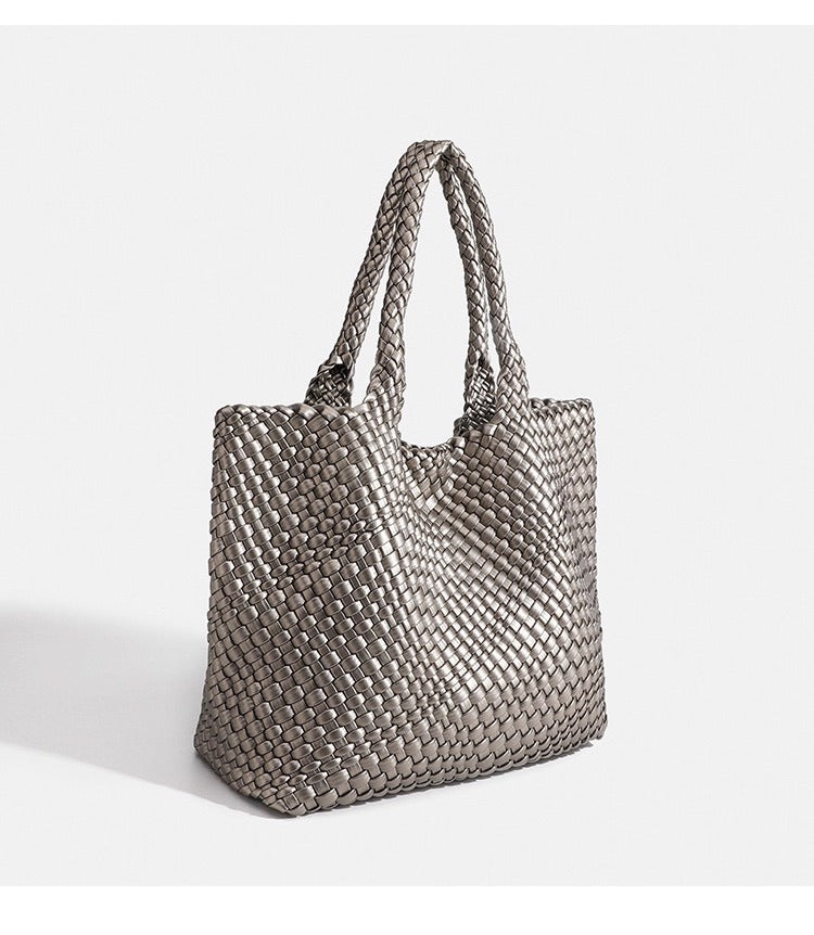 Hochwertige, handgewebte, stilvolle Schultertasche mit großem Fassungsvermögen