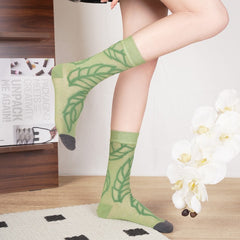 Summer New Socks Children's French Summer Solid Color Mid Tube Socks