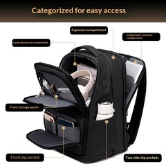 Unisex Business Commuter Backpack For Middle School Students And Laptop Users