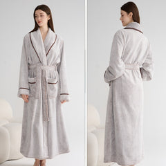 Thick Night-robe Flannel Couple Models