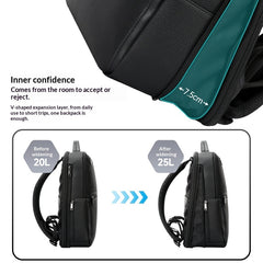 Multi-functional Full-Grain Leather Load-Relief Backpack