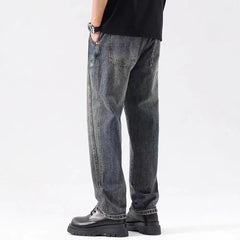 Springautumn Relaxed Fit Jeans For Men