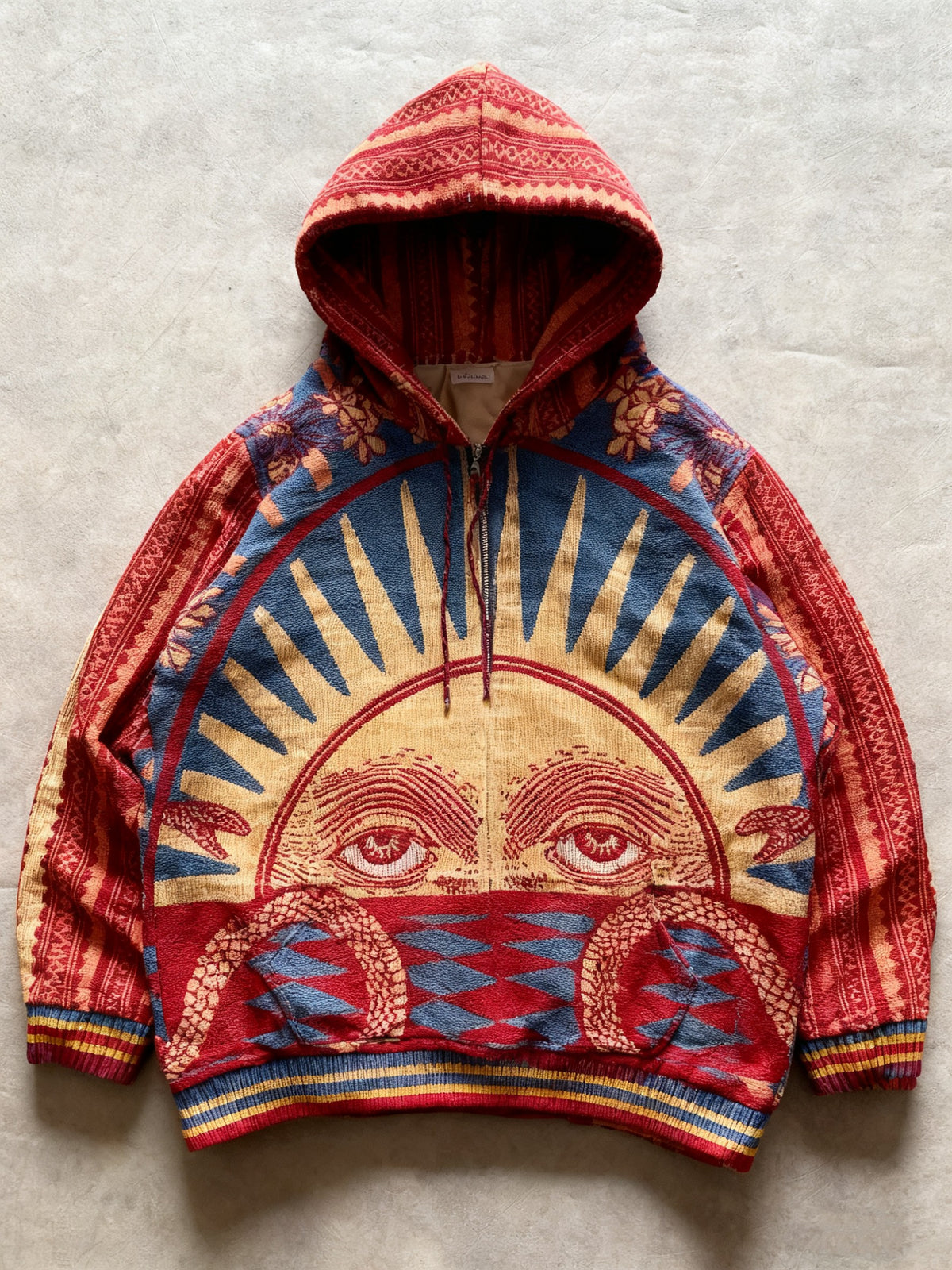 Fashion Casual Printed Polyester Sweater