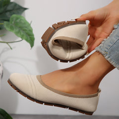 Shallow-toe Mesh Breathable Slip-on Shoes