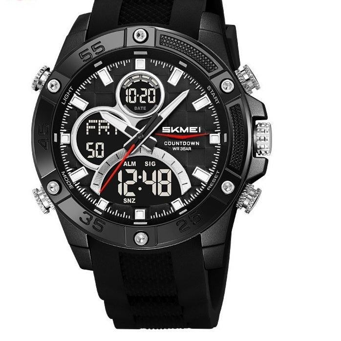 Orologio digitale impermeabile multifunzionale da uomo