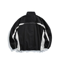 Retro-style Casual Stand-up Collar Jacket For Men