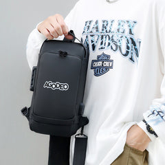 Korean-style Simple Lightweight Trendy Crossbody Bag For Men