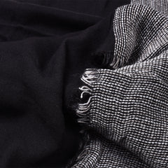 Autumn And Winter Cotton And Linen Yarn-dyed Scarf Men