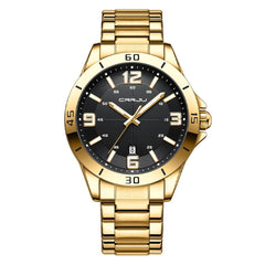 Waterproof Digital Quartz Watch With A Steel Band