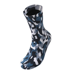 Mens Camouflage Waterproof All-Cotton Hiking Socks