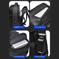 Vacuum-Compression Travel Backpack For Men