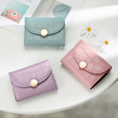 Cowhide Compact Multi-functional Small Wallet