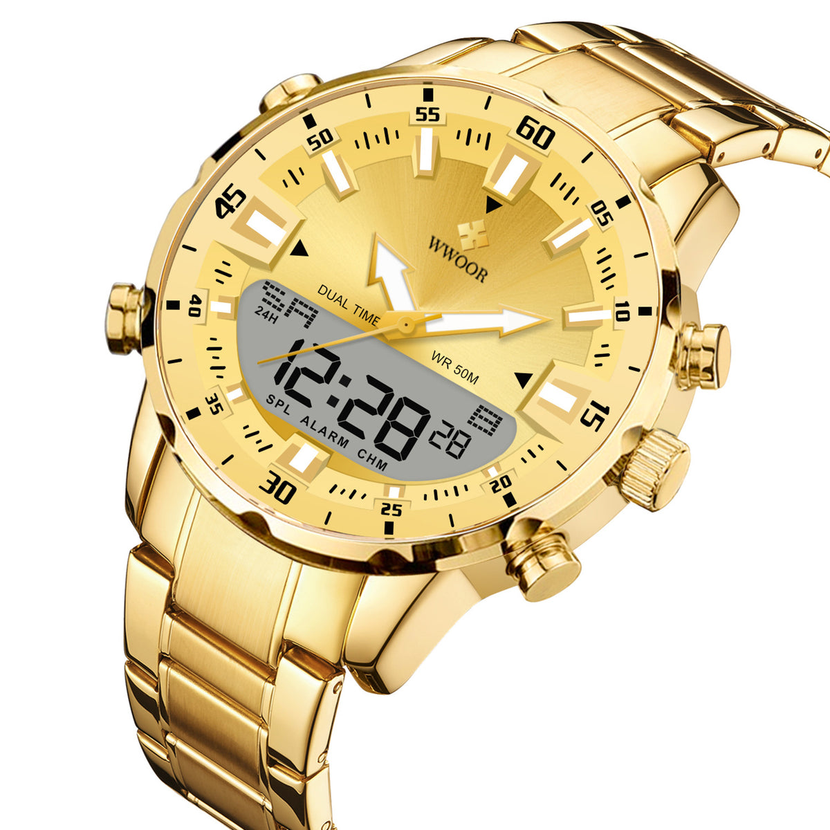 Steel Band Cool And Stylish Luminous Mens Watch