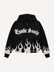 Fashion Casual Printed Polyester Sweater
