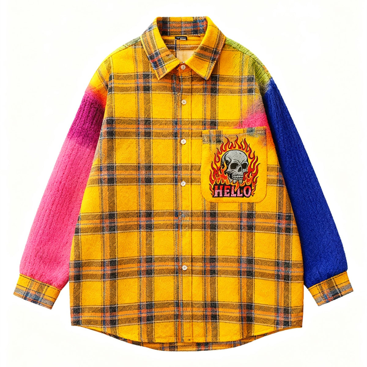 Fashion Casual Printed Polyester Sweater