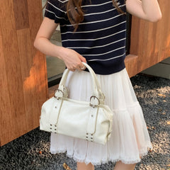 Retro Chic One-shoulder Tote Biker Bag Underarm Bag