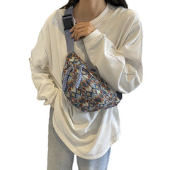 Wide-strap Waist Bag Casual Bag 2025 New Trendy Crossbody