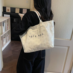 Spring Minimalist High-Capacity Commuter Tote Bag