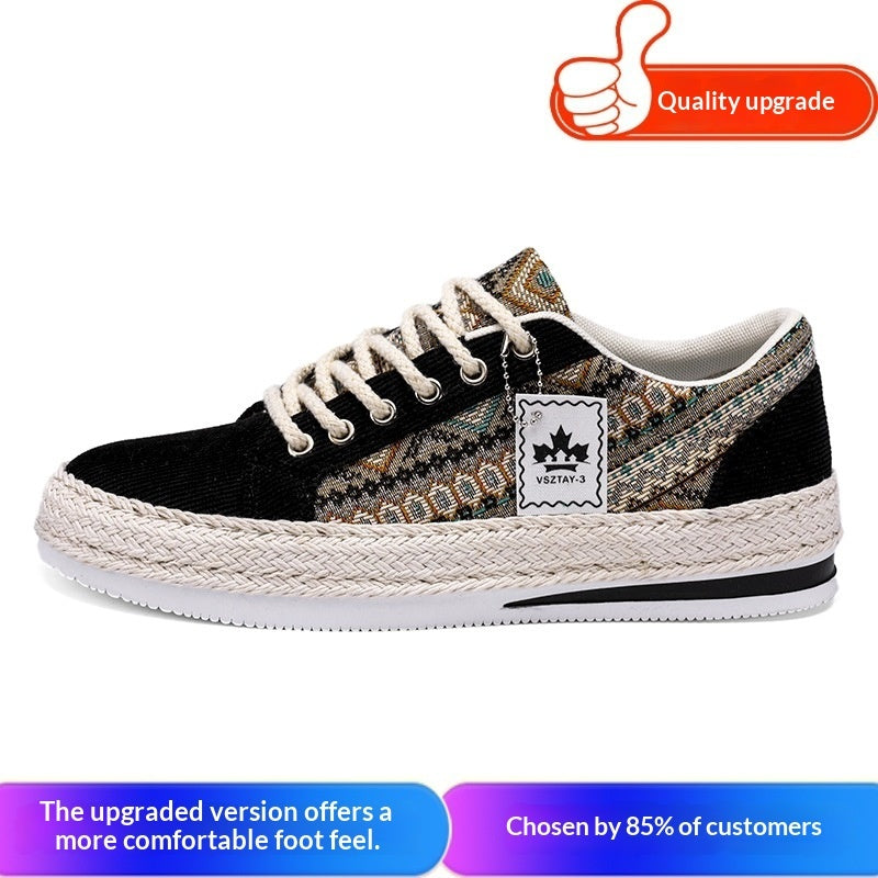Trendy Lightweight Comfortable Soft-soled Canvas Shoes For Teens