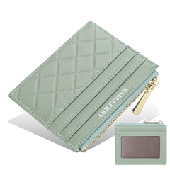 Womens Drivers License Card Holder Slim Zippered ID Case