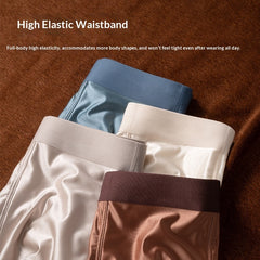 Light Luxury Satin Ice Silk High-End  Silk Antibacterial Mens Underwear