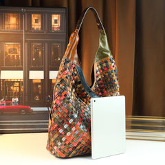 Fashionable Wide-Shoulder-Strap Vintage Leather Women's