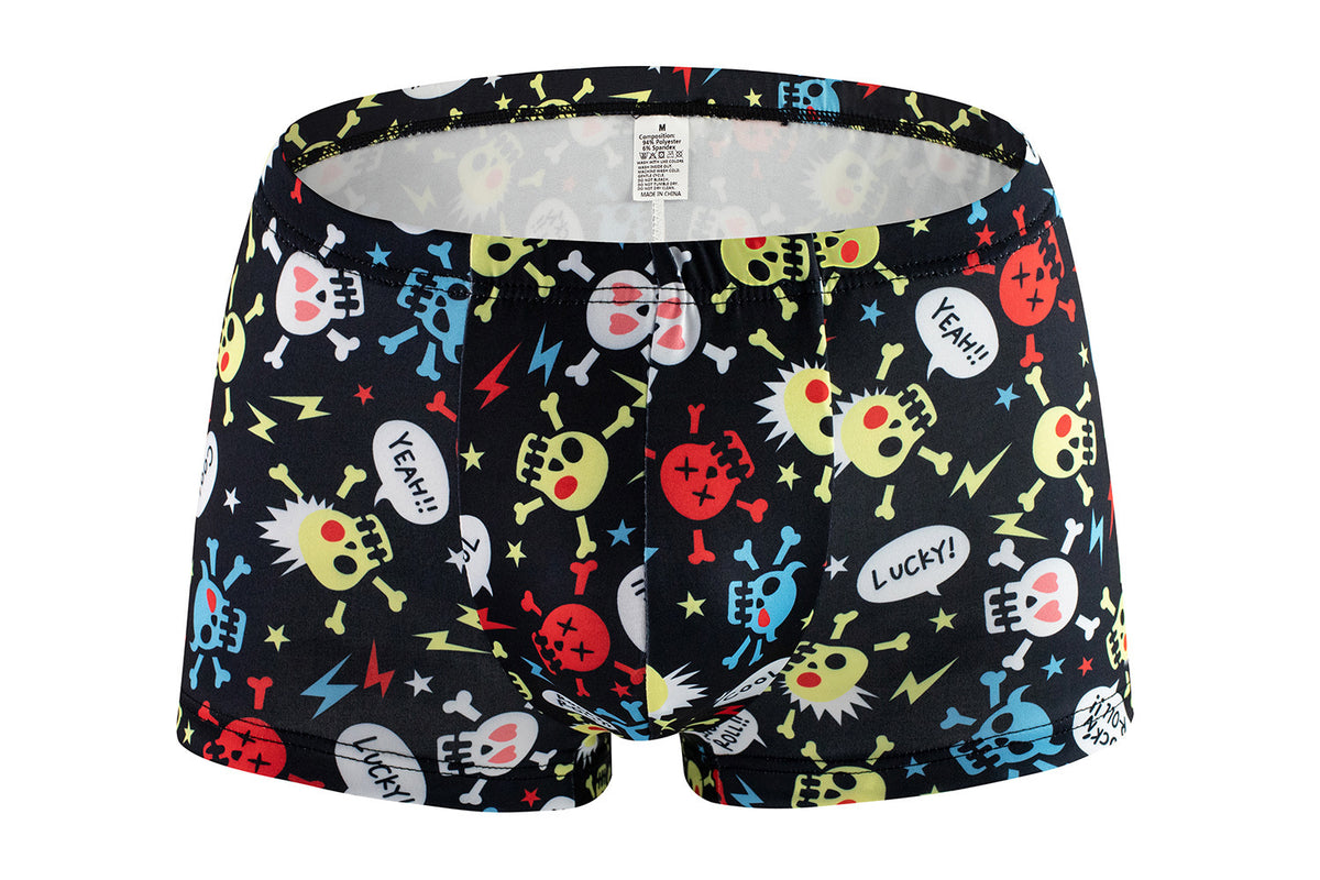 Polyester Personality Print Men's Underpants