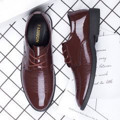 Summer Casual Business Formal Soft-Soled Suit Leather Shoes For Men