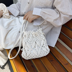 Cross-border Beach Vacation-style Rope-weaved Bag