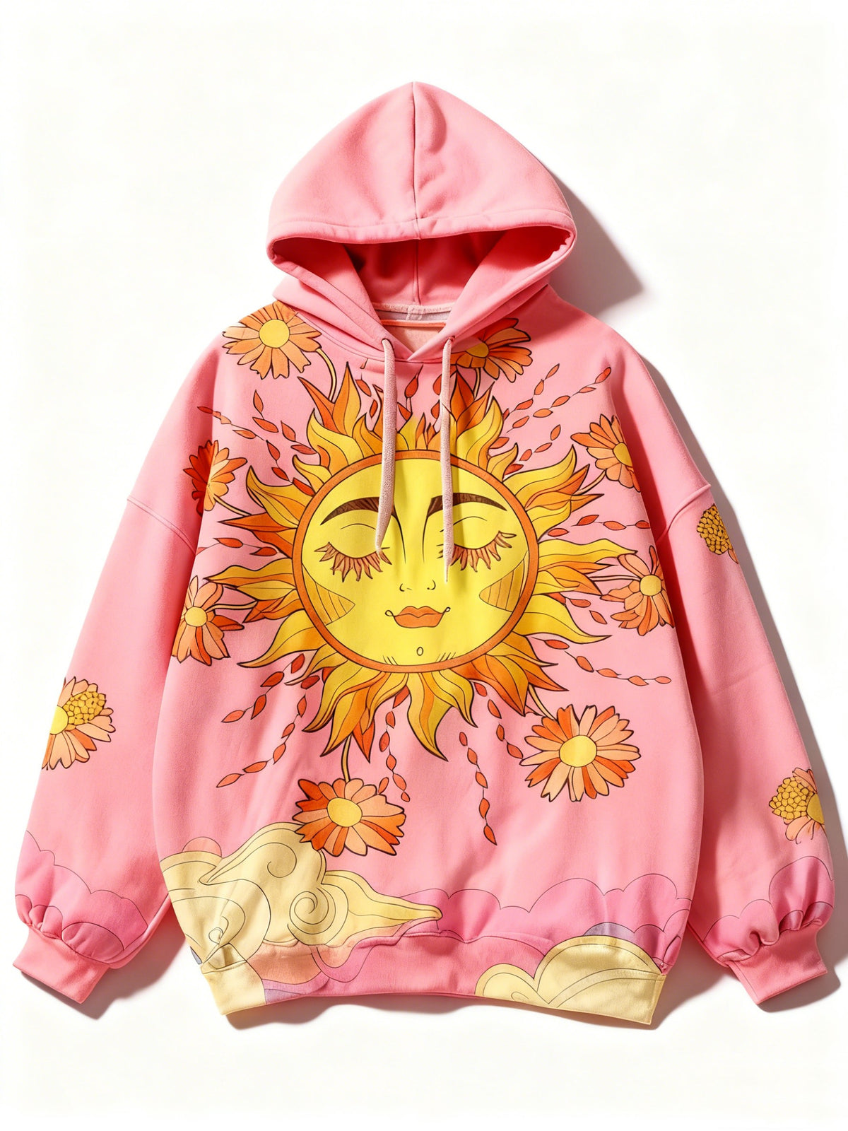 Fashion Casual Printed Polyester Sweater