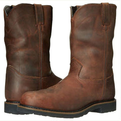 Retro Tea-colored Mens Versatile Casual Boots