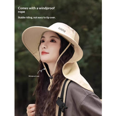 Summer Ice Silk Wide-Brim Sun Hat