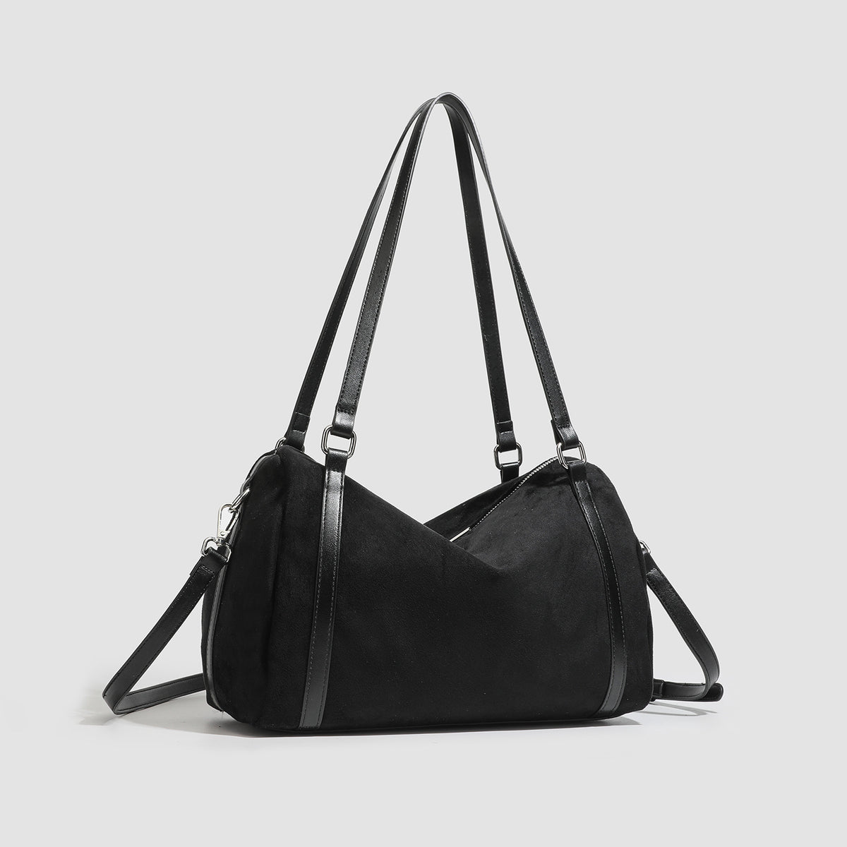 Retro Suede Tote Bag Womens Large-Capacity Crossbody Bag