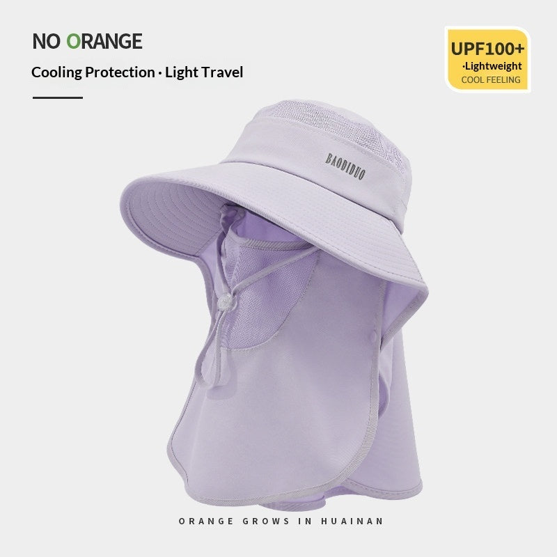 Summer Ice Silk Wide-Brim Sun Hat